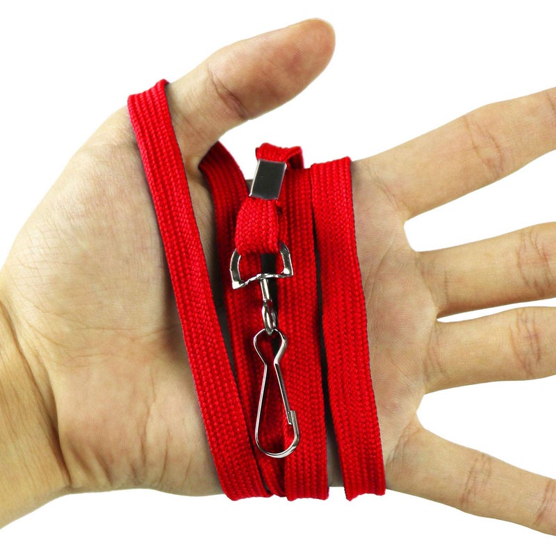 Ollain Badge Lanyards Flat Lanyard Swivel Hooks Durably Neck Bulk lanyards with Clip - Image 3